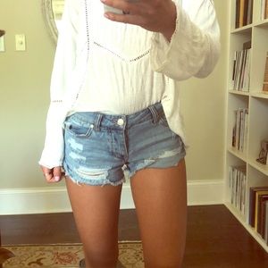 Altar’d State Flare Jean Shorts
